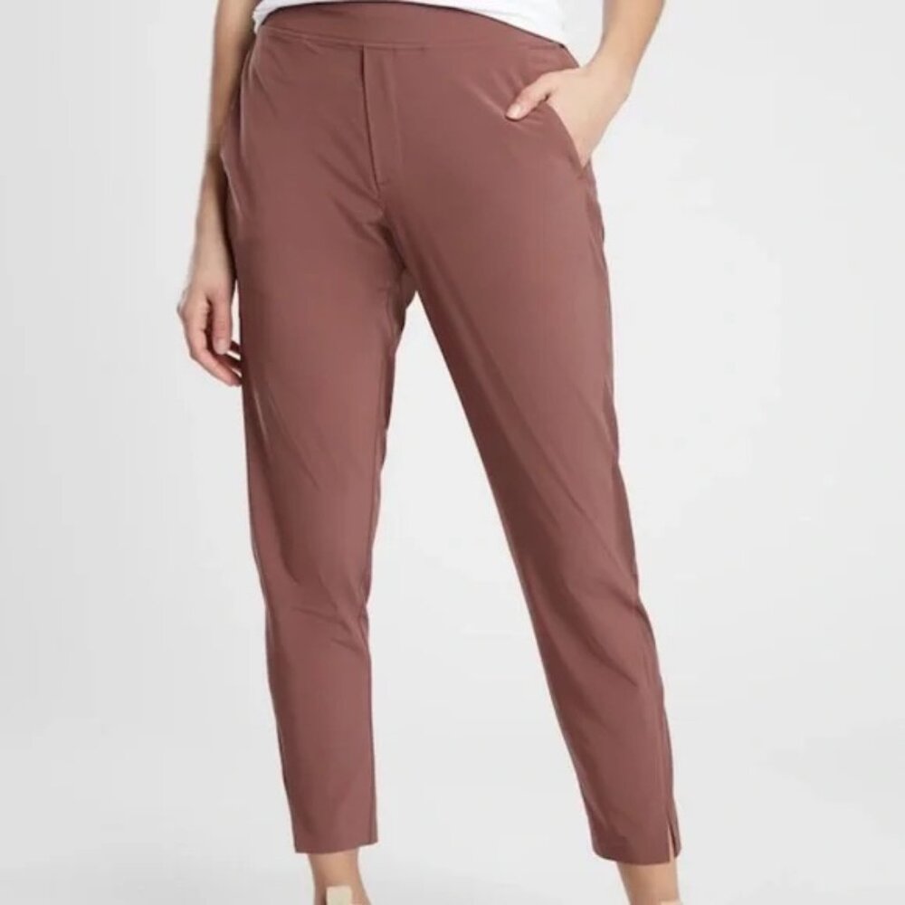 Athleta Brooklyn Ankle Pant Rose Gold